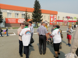 Серебяные волонтеры приняли участие в акции "Георгиевская лента"